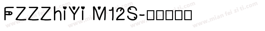 FZZZhiYi M12S字体转换